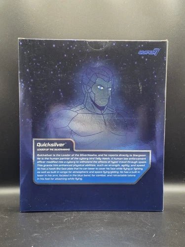 Silverhawks Action Figure QUICKSILVER Super 7 2023 NEW! Instock NOW! WAVE 1 - Grown Up Kids