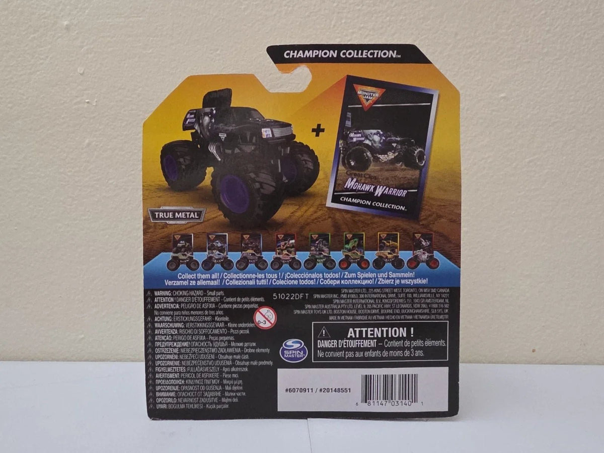 Spin Master Monster Jam Mohawk Warrior Champion Collection Target Exclusive 1:64 - Grown Up Kids