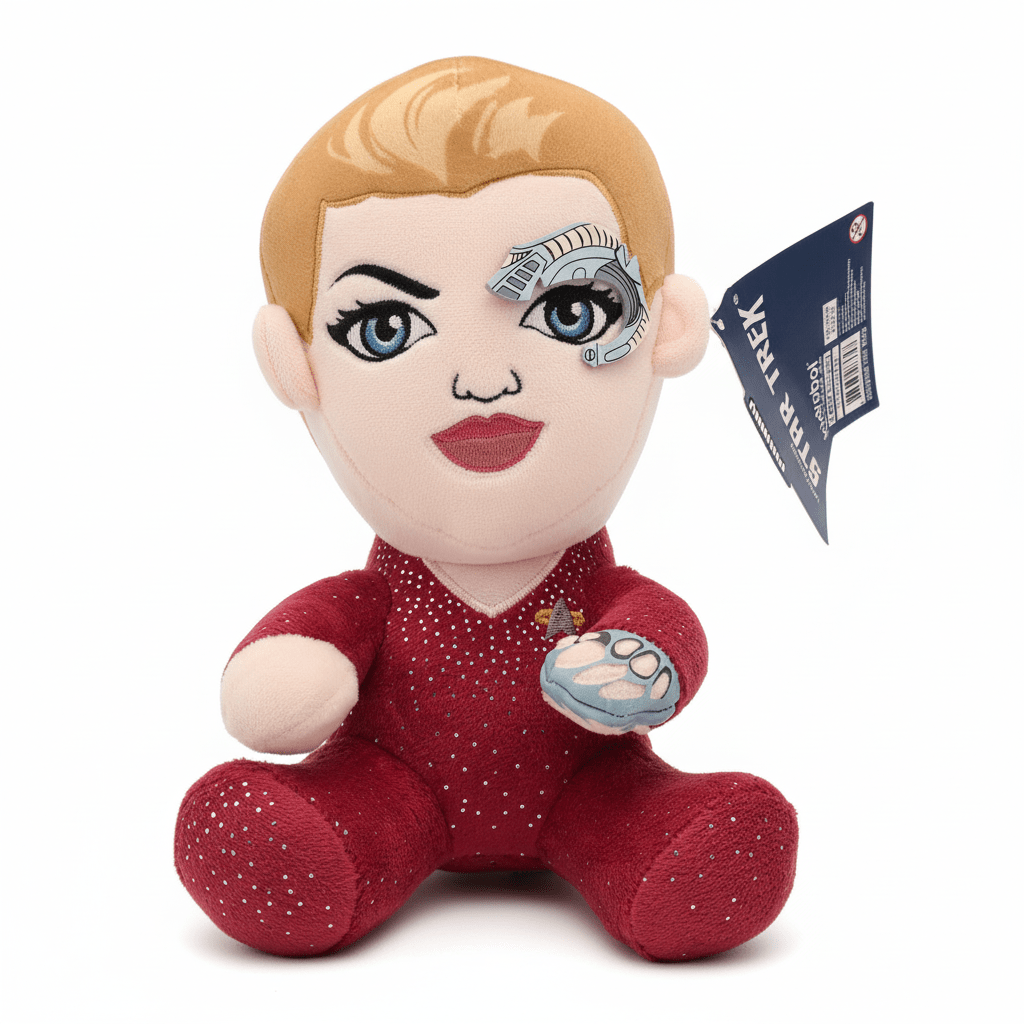 Star Trek Voyager Seven of Nine Collector Plushie - Borg Character - Grown Up Kids