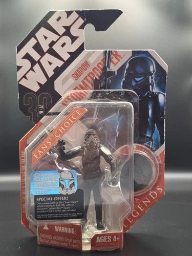 Star Wars 30th Anniversary Shadow Storm Trooper - Packaging Is Rough, See Pictur - Grown Up Kids