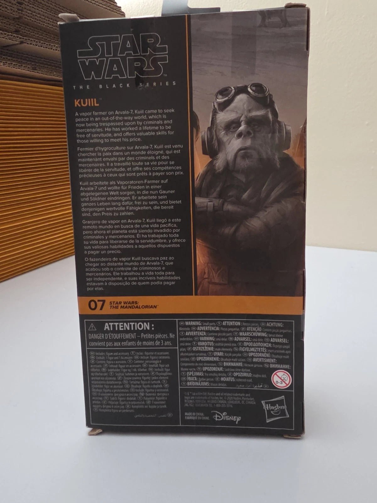 Star Wars Kuiil The Mandalorian 6 Inch Black Series Box Has Light Damage - Grown Up Kids