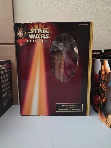 Star Wars Queen Amidala Episode I Portrait Edition Doll 12 in 1999 Red Gown - Grown Up Kids