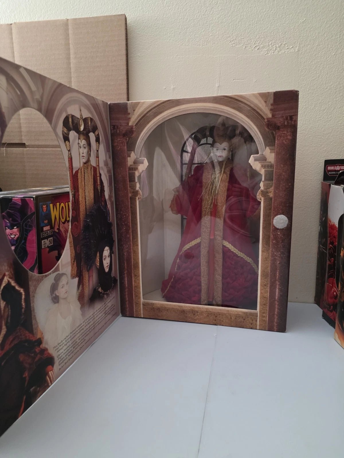 Star Wars Queen Amidala Episode I Portrait Edition Doll 12 in 1999 Red Gown - Grown Up Kids