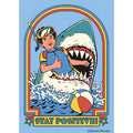 Stay Positive Funny Sarcastic Fridge Magnet - Ephemera - Grown Up Kids
