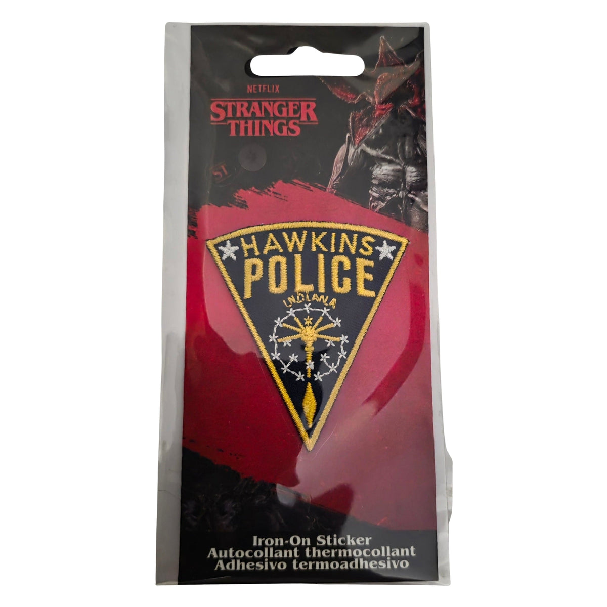Stranger Things Hawkins Police Embroidered Iron-On Patch - Grown Up Kids