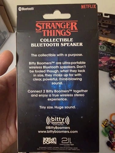 STRANGER THINGS SEASON 4 BITTY BOOMERS - STEVE HARRINGTON Bluetooth Speaker NEW - Grown Up Kids