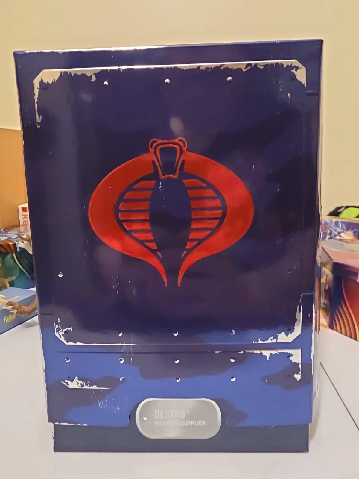 Super7 G.I. Joe ULTIMATES! Destro W/ Shipping Box - Grown Up Kids