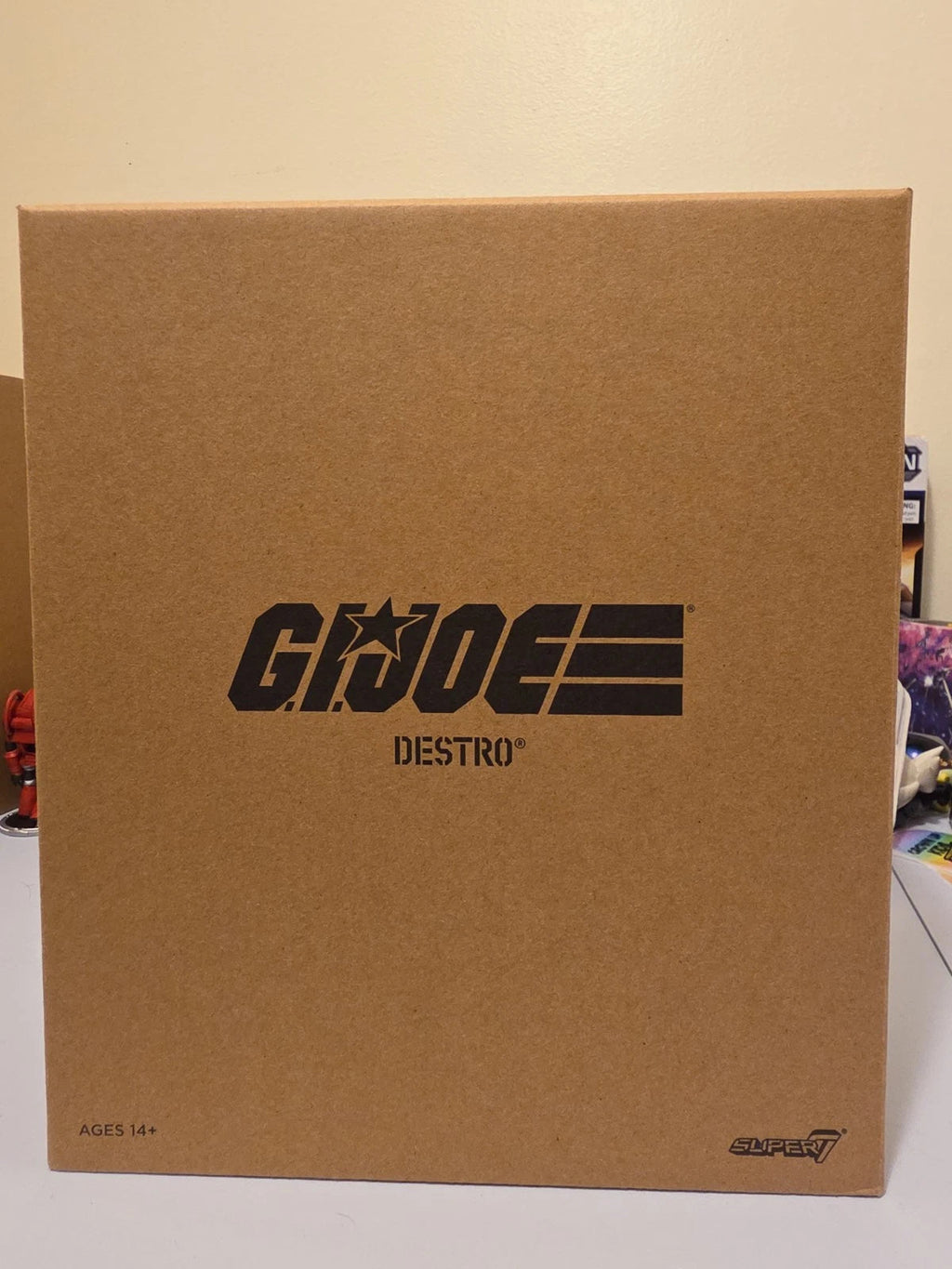 Super7 G.I. Joe ULTIMATES! Destro W/ Shipping Box - Grown Up Kids