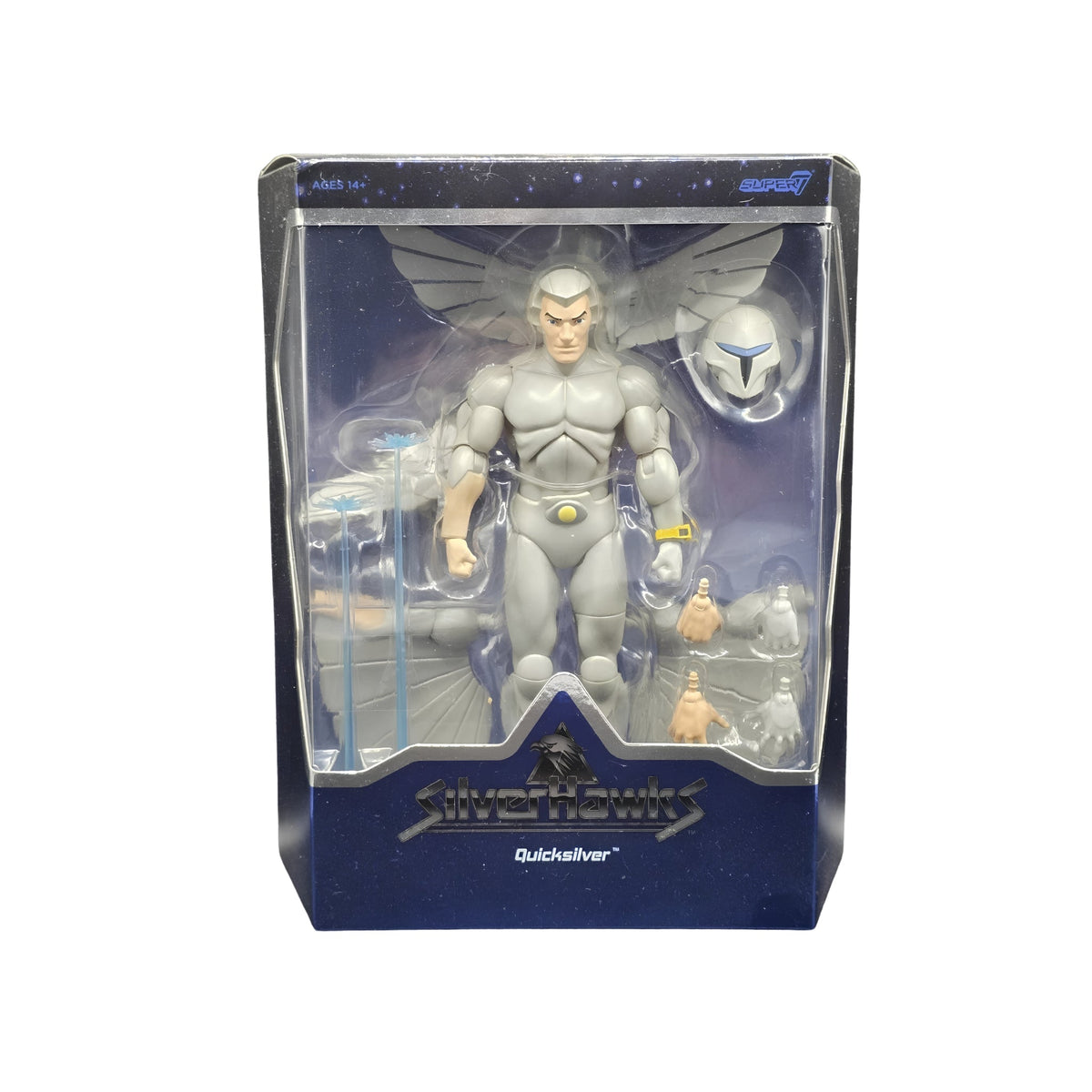 Super7 SilverHawks: Quicksilver Action Figure (Wave 1) - Grown Up Kids