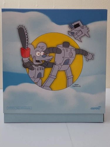 Super7 The Simpsons Ultimates!: Robot Itchy Action Figure - Grown Up Kids