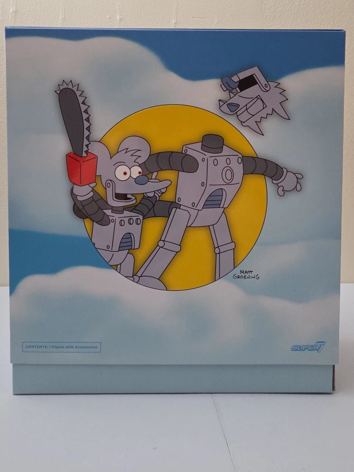 Super7 The Simpsons Ultimates!: Robot Itchy Action Figure - Grown Up Kids