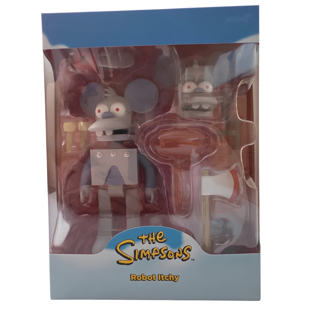 Super7 The Simpsons Ultimates!: Robot Itchy Action Figure - Grown Up Kids