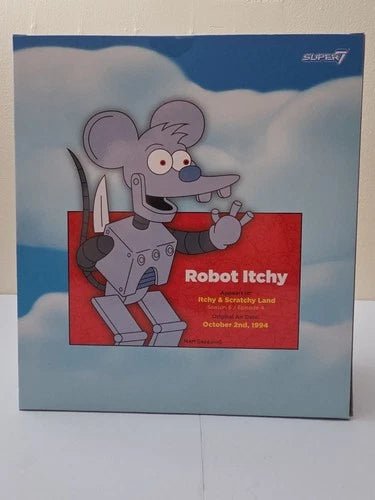 Super7 The Simpsons Ultimates!: Robot Itchy Action Figure - Grown Up Kids