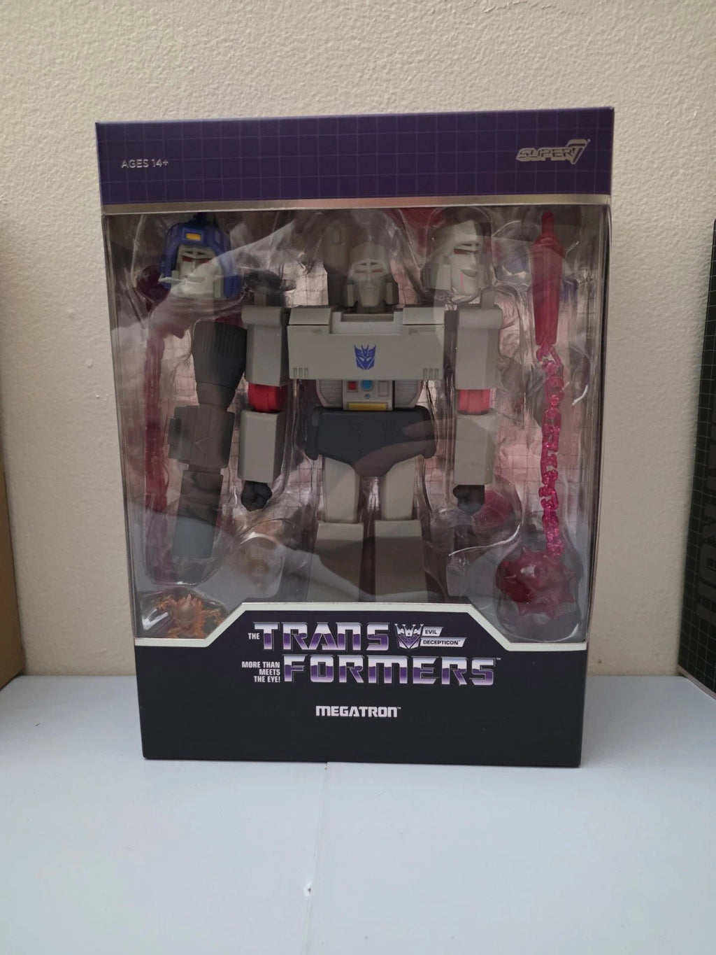 Super7 Transformers Megatron Decepticon Action Figure w/ Accessories 14+ - Grown Up Kids