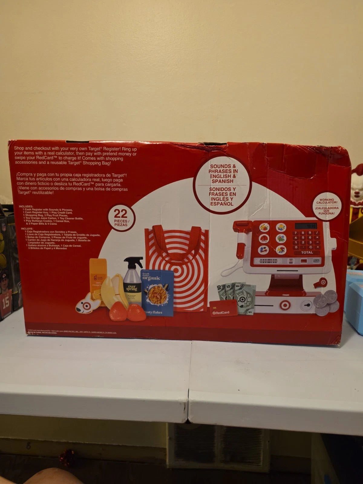 Target Store Cash Register Accessories Kids Pretend Toy - Packaging Damaged - Grown Up Kids