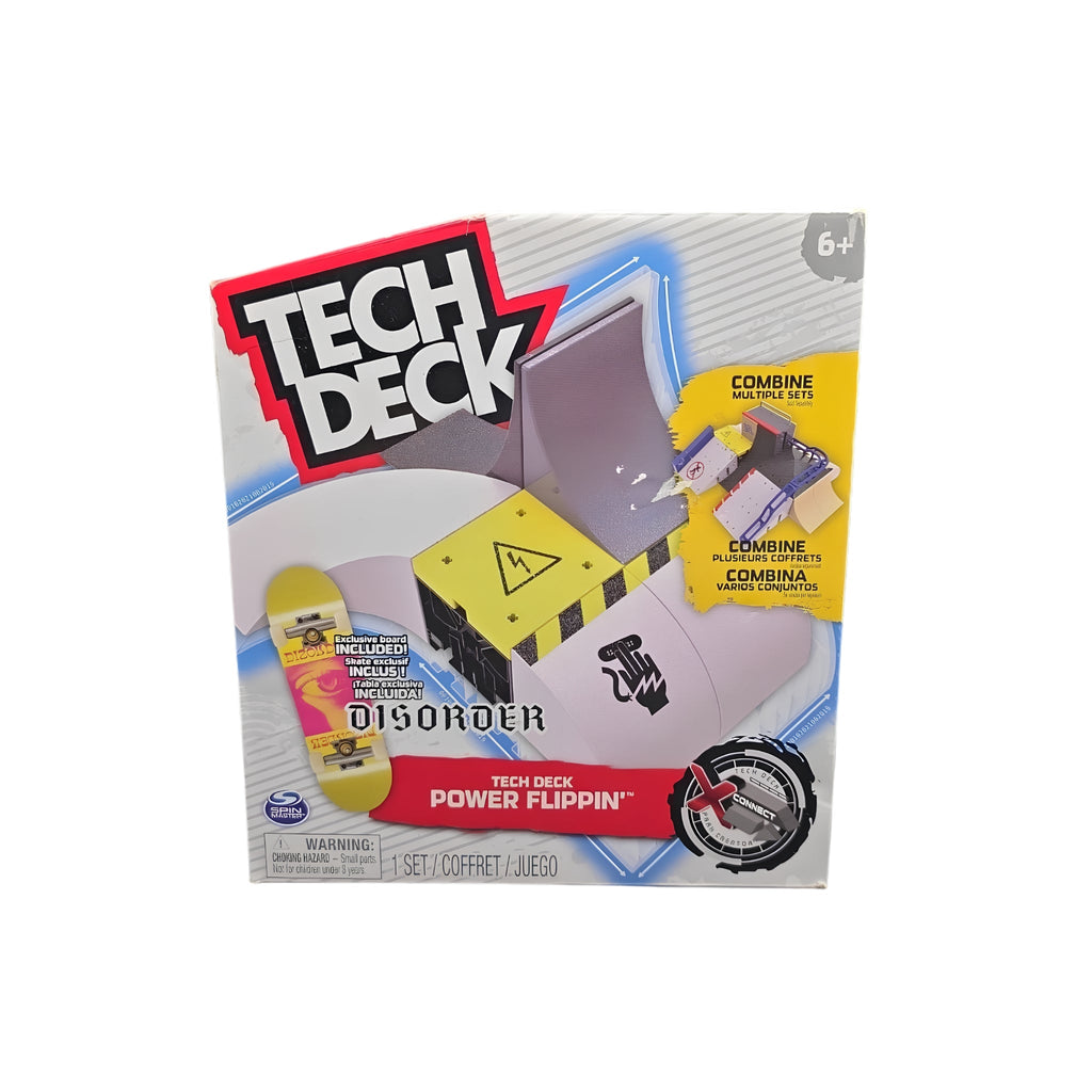 Tech Deck X-Connect Park Creator: Power Flippin' Customizable Fingerboard Ramp Set - Grown Up Kids