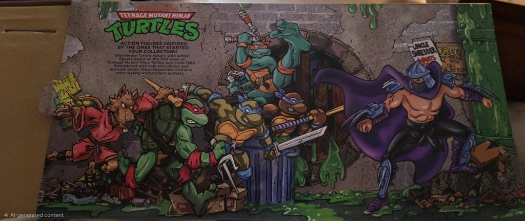 Teenage Mutant Ninja Turtles 1988 Remastered Box Only No Figure - Grown Up Kids