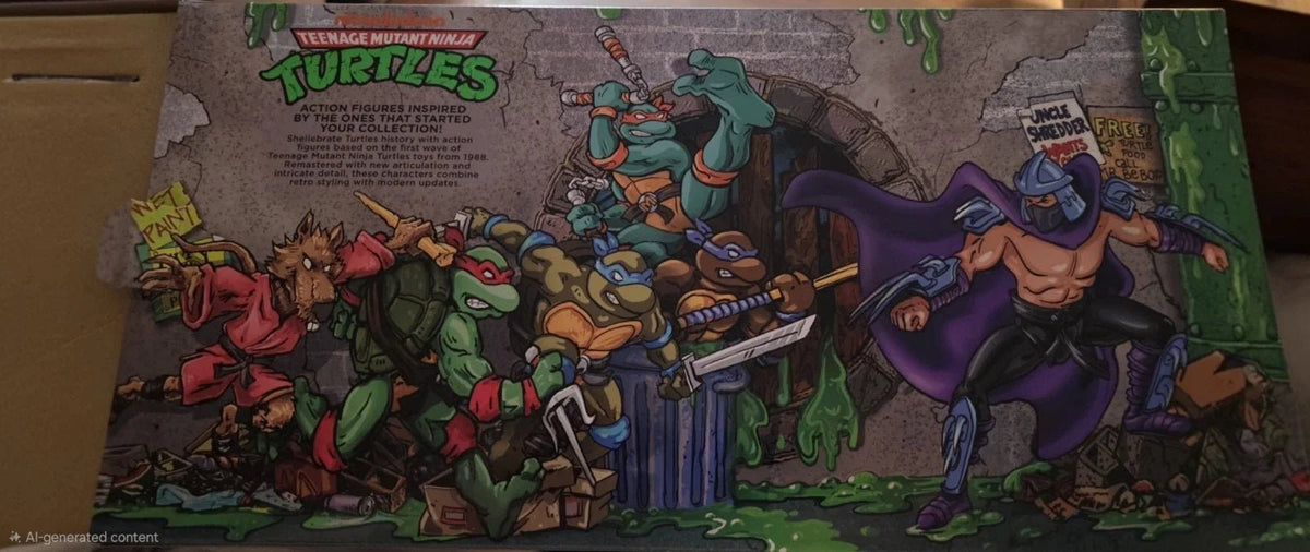 Teenage Mutant Ninja Turtles 1988 Remastered Box Only No Figure - Grown Up Kids