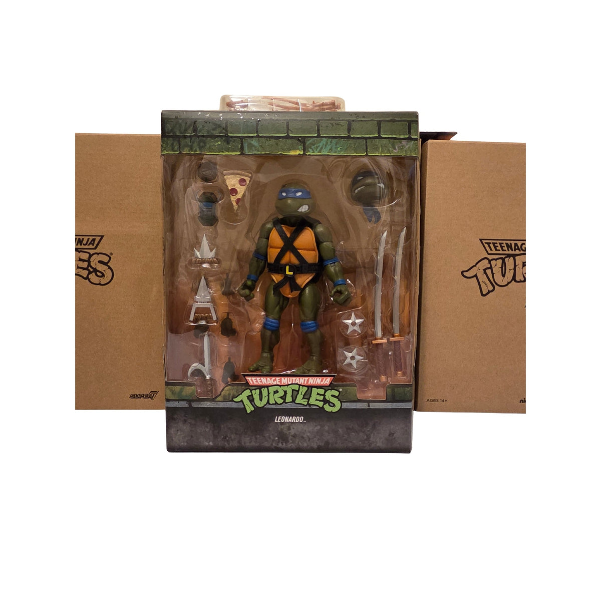 Teenage Mutant Ninja Turtles Leonardo Super 7 Ultimates Action Figure - Grown Up Kids