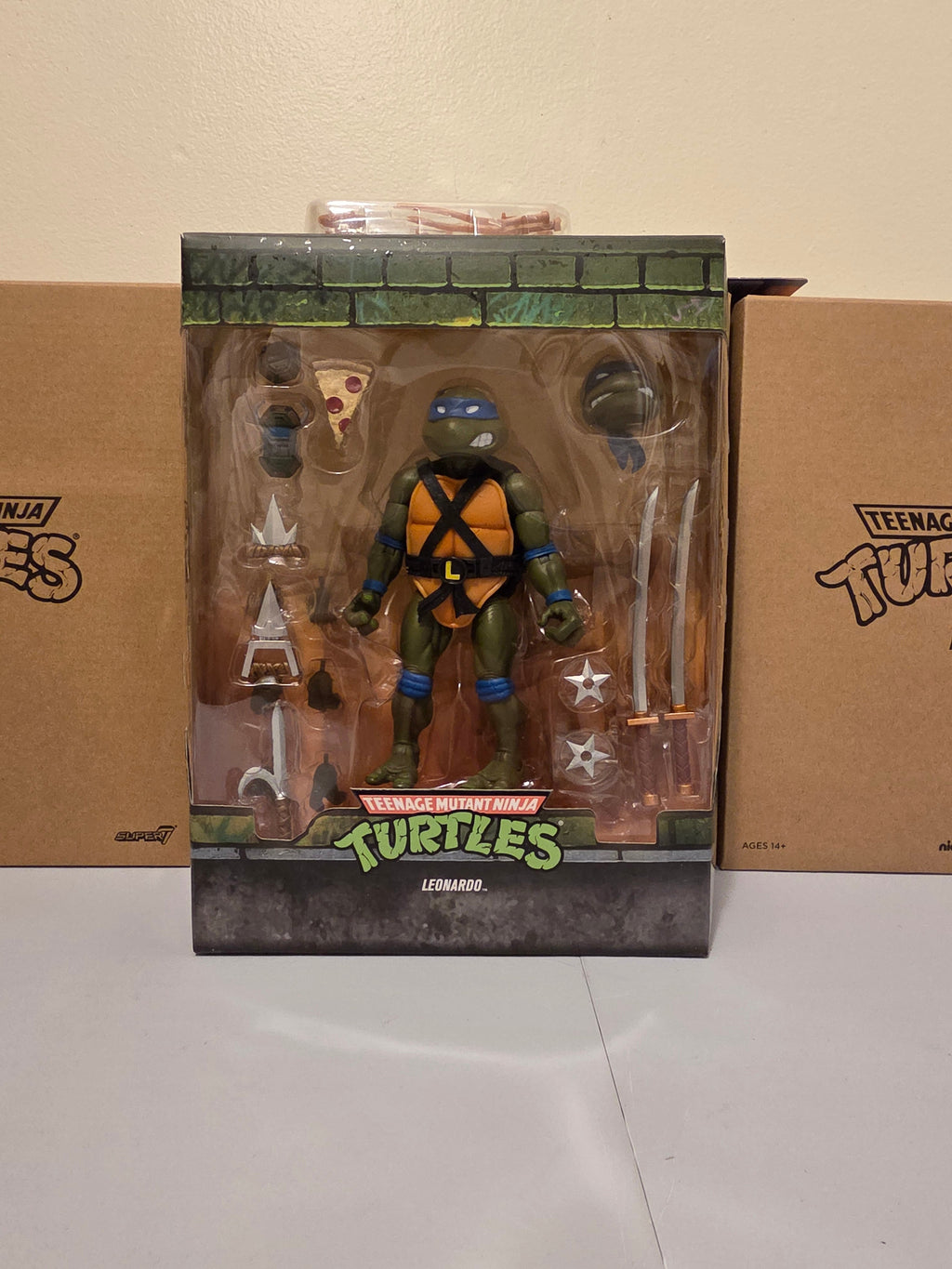 Teenage Mutant Ninja Turtles Leonardo Super 7 Ultimates Action Figure - Grown Up Kids