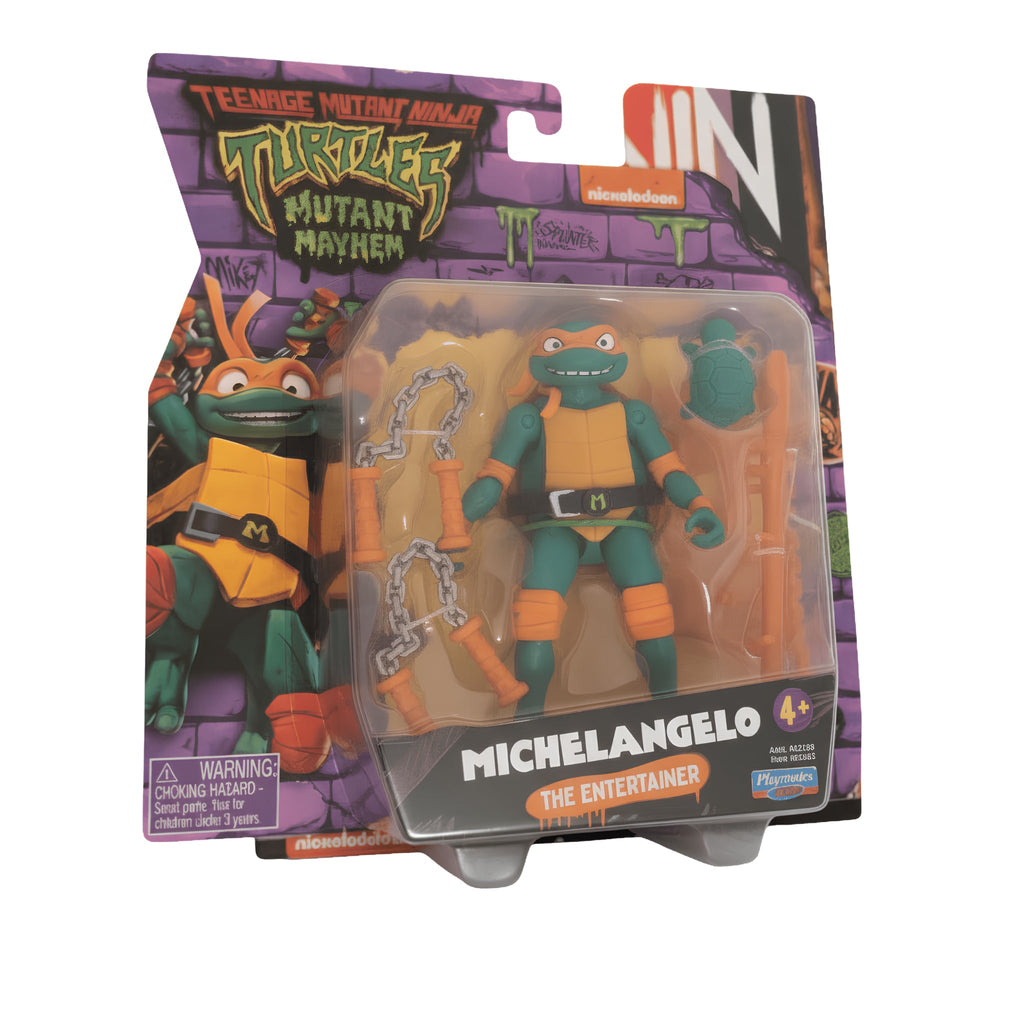 Teenage Mutant Ninja Turtles: Mutant Mayhem Michelangelo Action Figure - Grown Up Kids