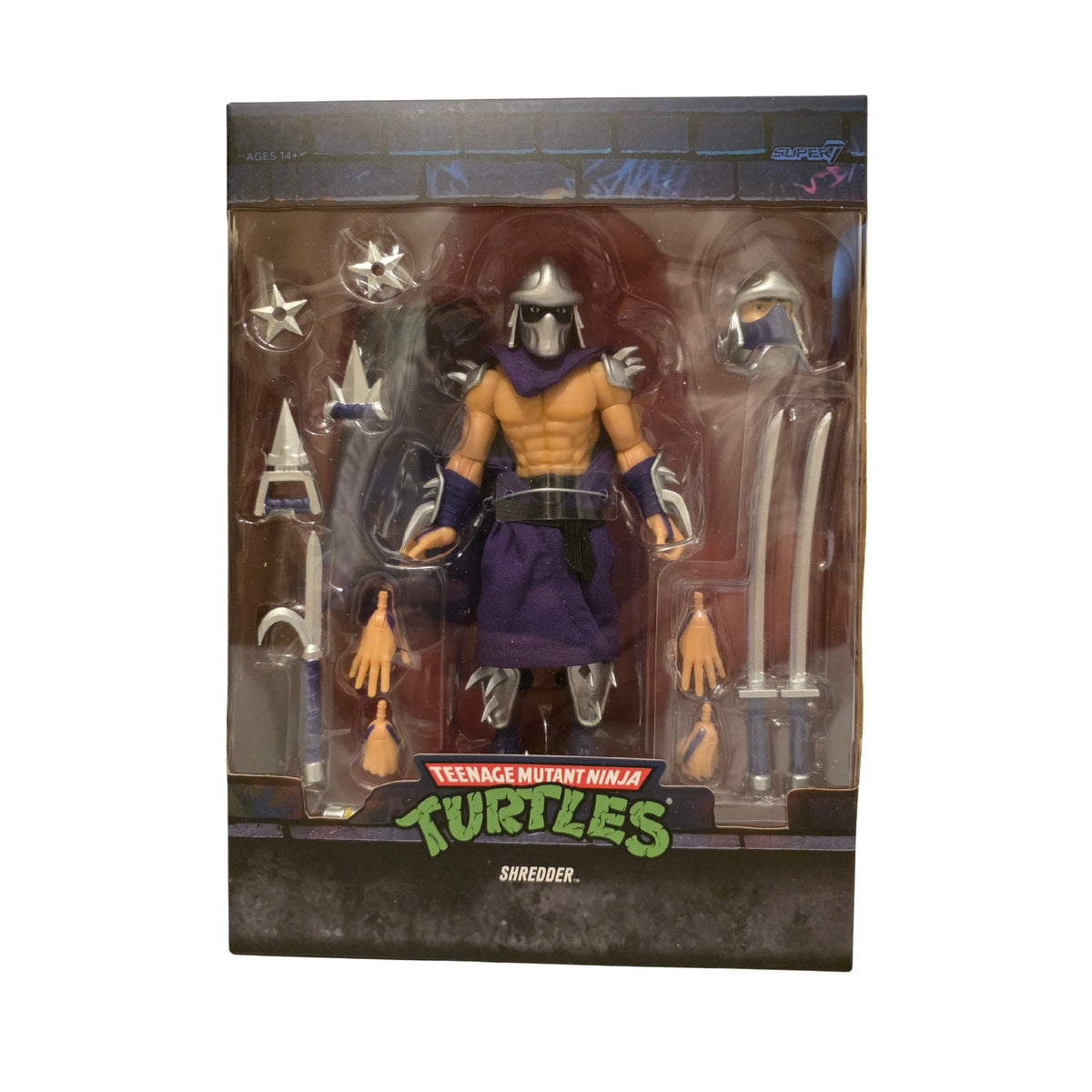 Teenage Mutant Ninja Turtles Shredder Super 7 Ultimates Action Figure - Grown Up Kids