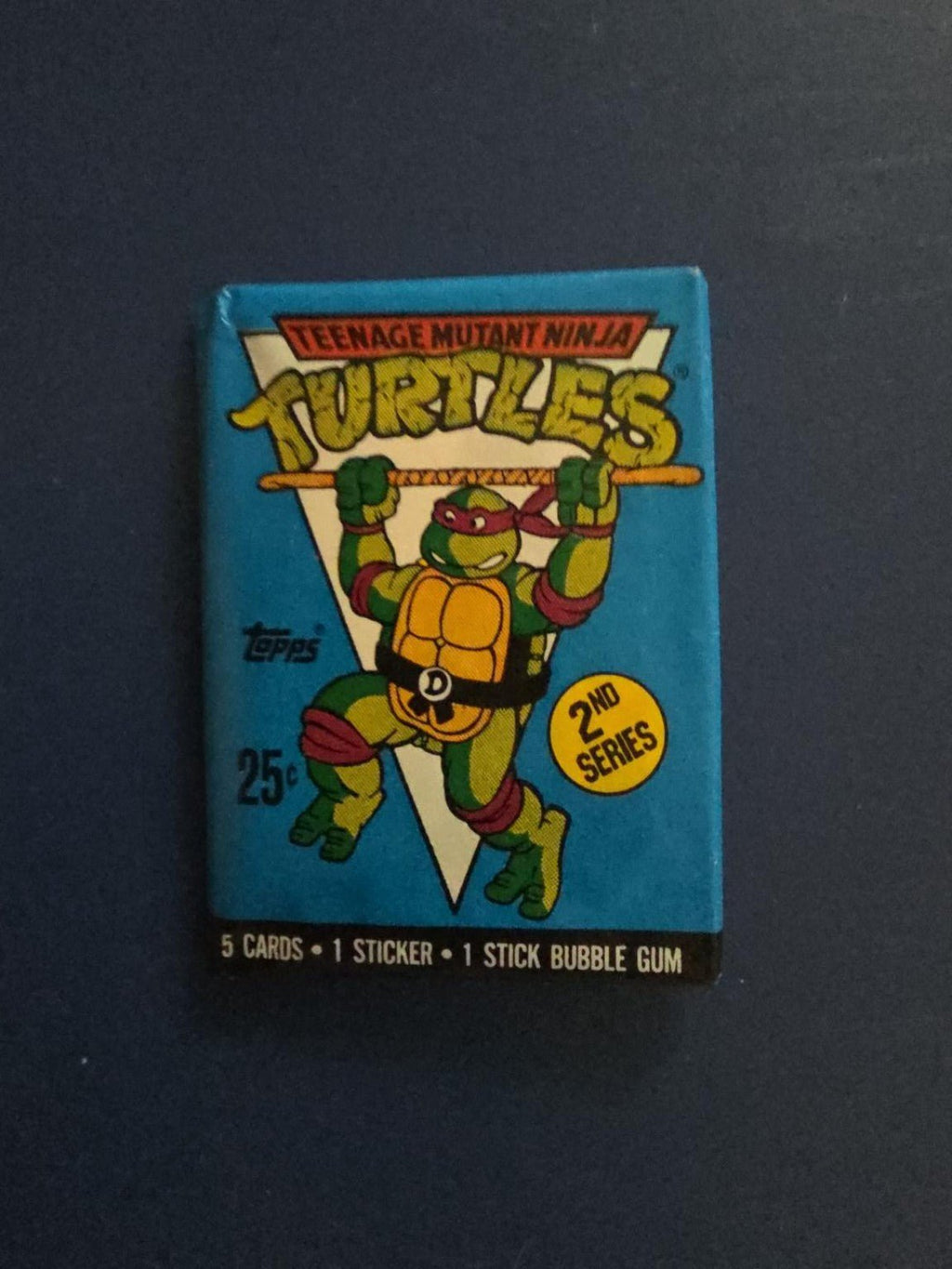 Teenage Mutant Ninja Turtles Topps 2nd Series Vintage Sealed Trading Card Pack – 5 Cards + Sticker + Gum - Grown Up Kids