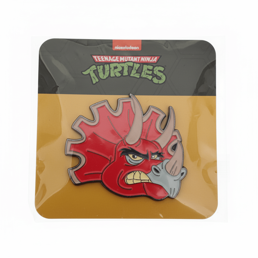 Teenage Mutant Ninja Turtles Triceraton Enamel Pin - Official - Grown Up Kids