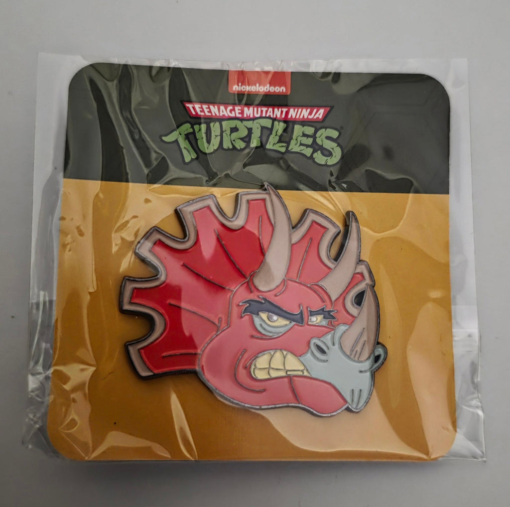 Teenage Mutant Ninja Turtles Triceraton Enamel Pin – Official Nickelodeon - Grown Up Kids
