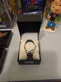 TFX Men's Watch by Bulova 36B100 Stainless Steel Silver Tone Date White Dial - Grown Up Kids