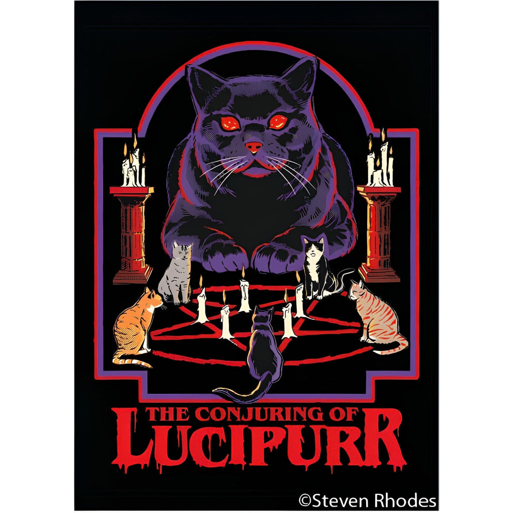 The Conjuring of Lucipurr Funny Cat Fridge Magnet - Ephemera - Grown Up Kids