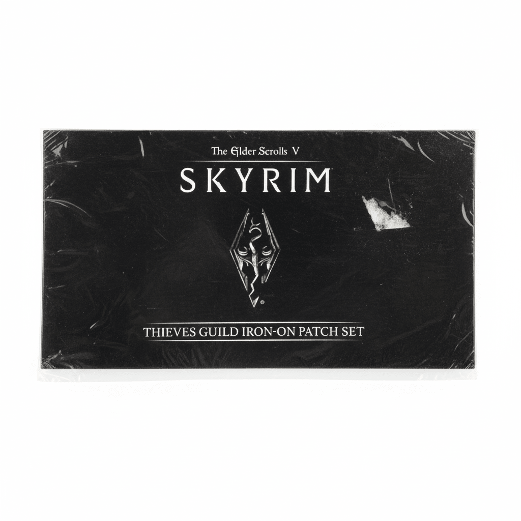 The Elder Scrolls V Skyrim Thieves Guild Iron-On Patch Set - Grown Up Kids