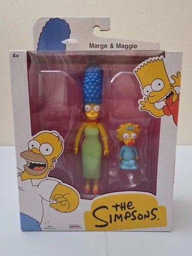 The Simpsons Marge & Maggie Simpson Figures Wave 3 Jakks Pacific 2025 Brand New - Grown Up Kids