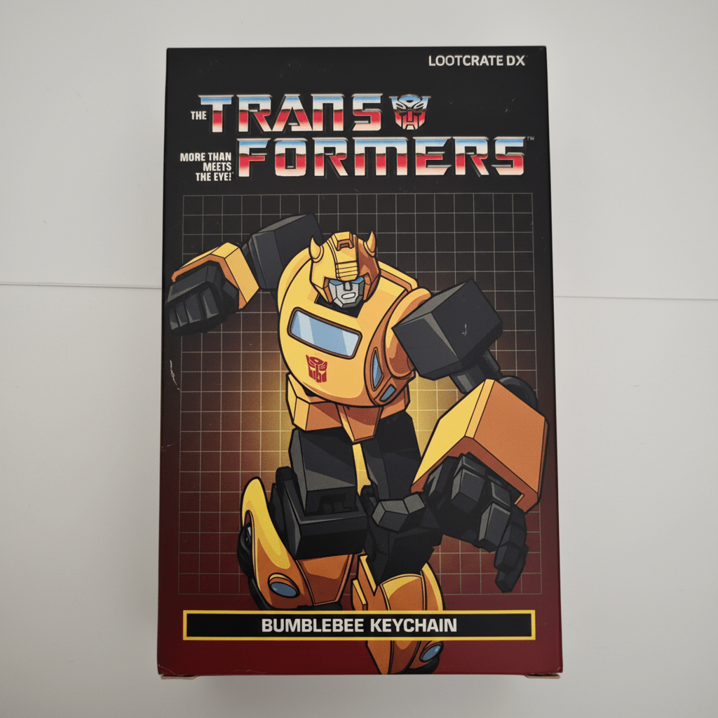 The Transformers G1 Bumblebee Keychain - Loot Crate DX Exclusive - Grown Up Kids