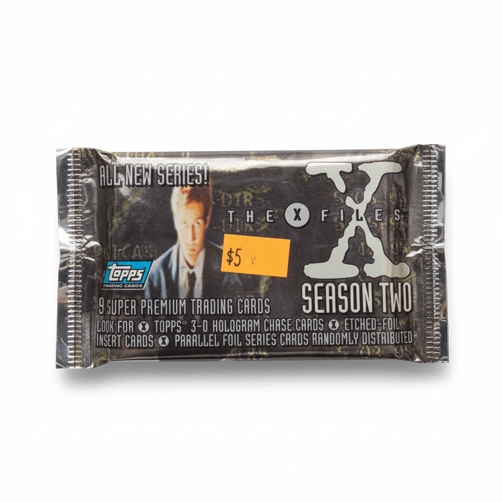 The X-Files Season Two Vintage Sealed Trading Card Pack (Topps) - Grown Up Kids