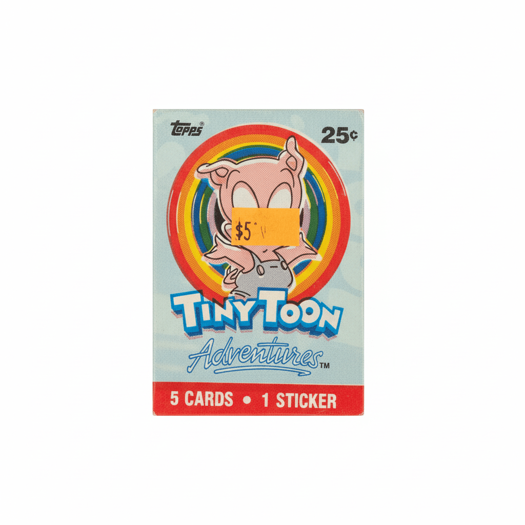 Tiny Toon Adventures Vintage Sealed Trading Card Pack - Grown Up Kids
