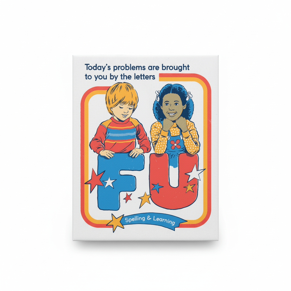 Today's Problems Are Brought to You Funny Sarcastic Fridge Magnet - Ephemera - Grown Up Kids