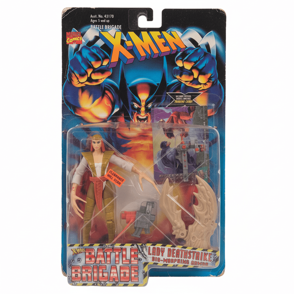 Toy Biz X-Men Battle Brigade Lady Deathstrike Action Figure - Vintage Marvel Collectible - Grown Up Kids