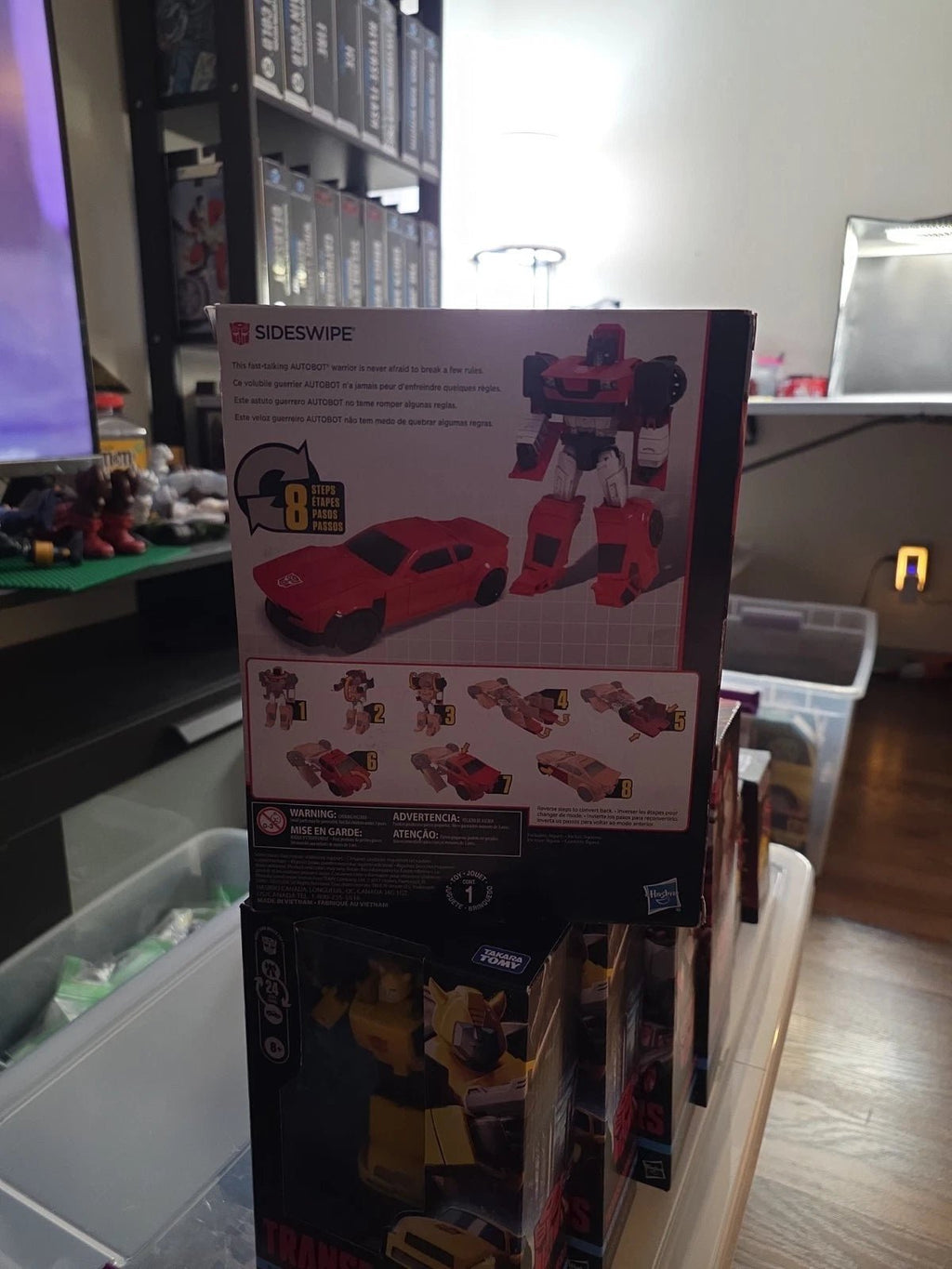 Transformers Generations Cyber Battalion Sideswipe - Grown Up Kids