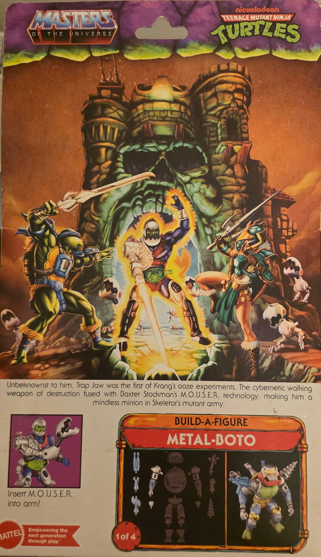 Turtles of Grayskull Mouse-Jaw Action Figure - MOTU x TMNT Crossover - Grown Up Kids