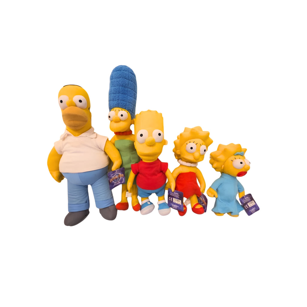 Universal Studios Exclusive: The Simpsons Plush Set (5 Dolls) - NWT - Grown Up Kids