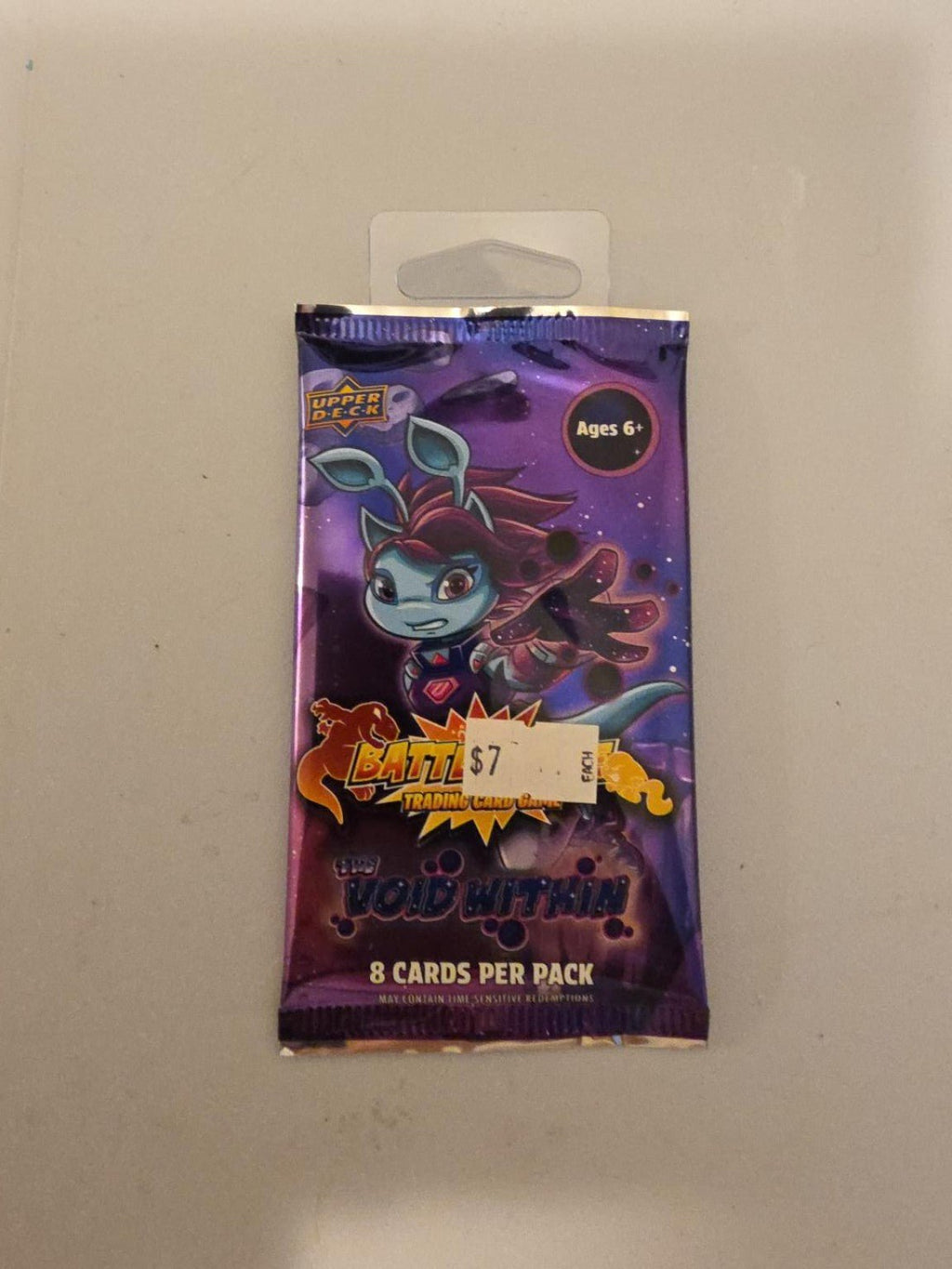 Upper Deck Battle Trading Card Game: Void Within Sealed Pack – 8 Cards - Grown Up Kids
