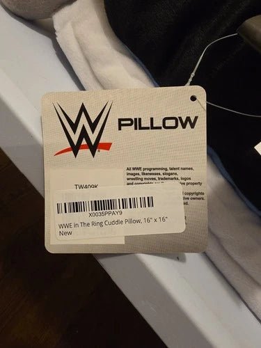 WWE Plush Wrestling Ring 17" x 17" Pillow Soft Toy 2015 Wrestling Decor - Grown Up Kids