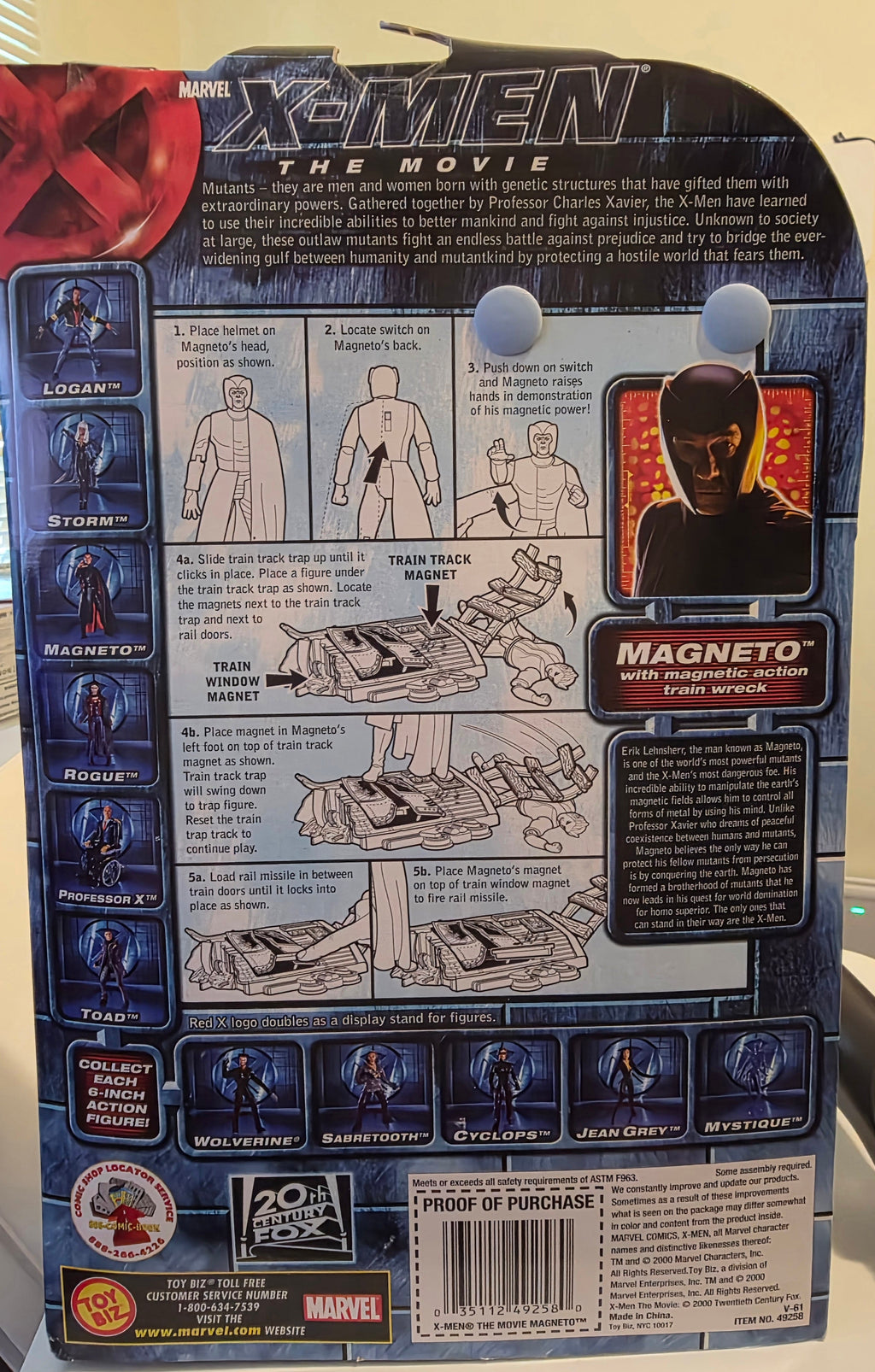 X-Men The Movie Magneto Action Figure – Marvel Collectible Figure - Grown Up Kids