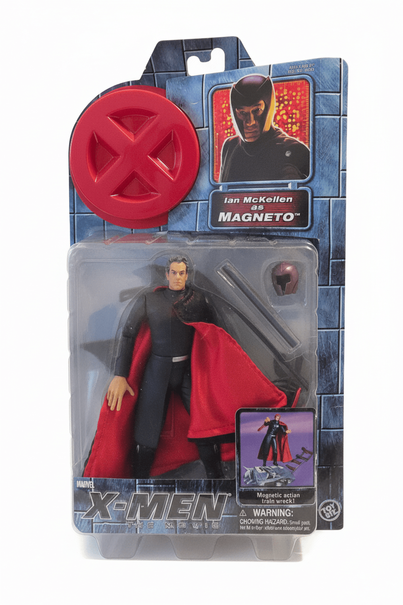 X-Men The Movie Magneto Action Figure - Toy Biz Marvel Collectible - Grown Up Kids