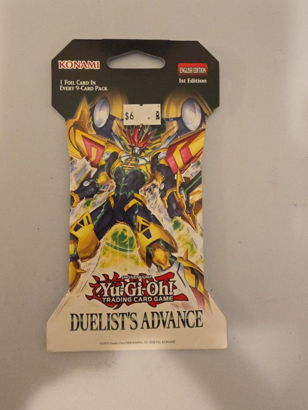 Yu-Gi-Oh! Duelist's Advance 1st Edition Sealed Booster Pack – 9 Cards - Grown Up Kids