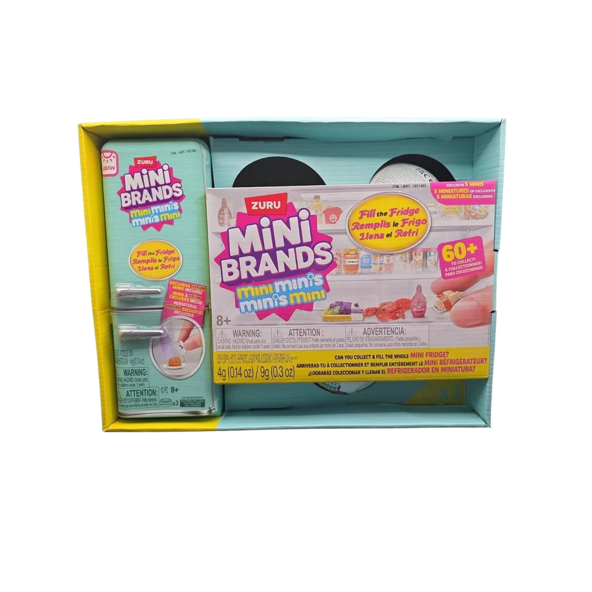 Zuru 5 Surprise Mini Brands: Fill the Fridge Costco Exclusive Set with 3 Mystery Balls - Grown Up Kids