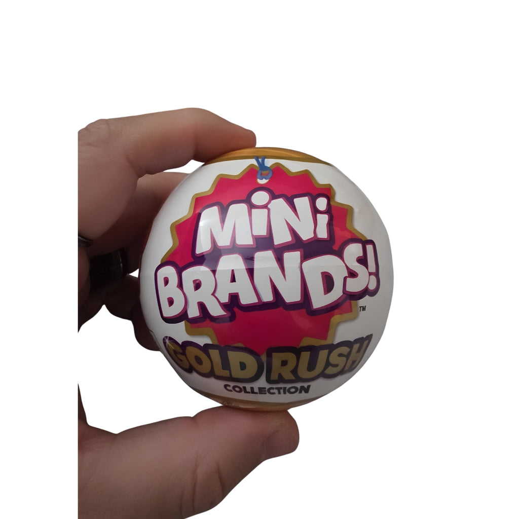 Zuru 5 Surprise: Mini Brands Gold Rush Collection Mystery Ball - Grown Up Kids