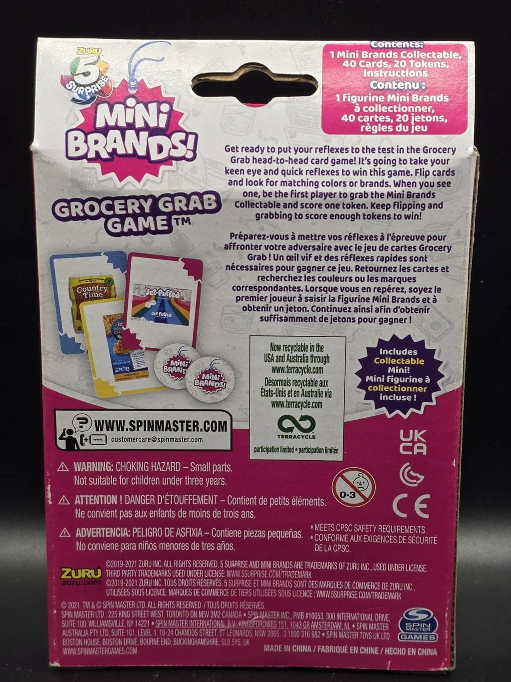 Zuru 5 Surprise Mini Brands: Grocery Grab Card Game with Hershey's Syrup - Grown Up Kids