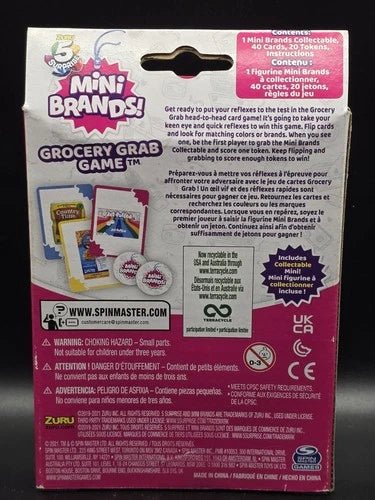 Zuru 5 Surprise Mini Brands: Grocery Grab Card Game with Hershey's Syrup - Grown Up Kids
